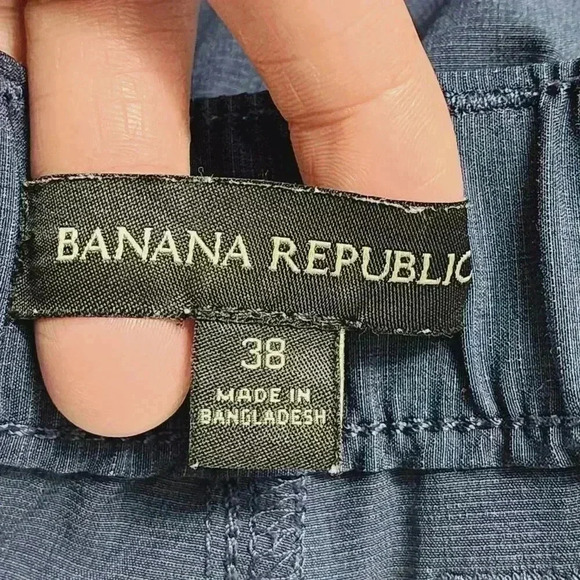 Banana Republic Men's Shorts Size 38x9 Navy Blue - Picture 5 of 6